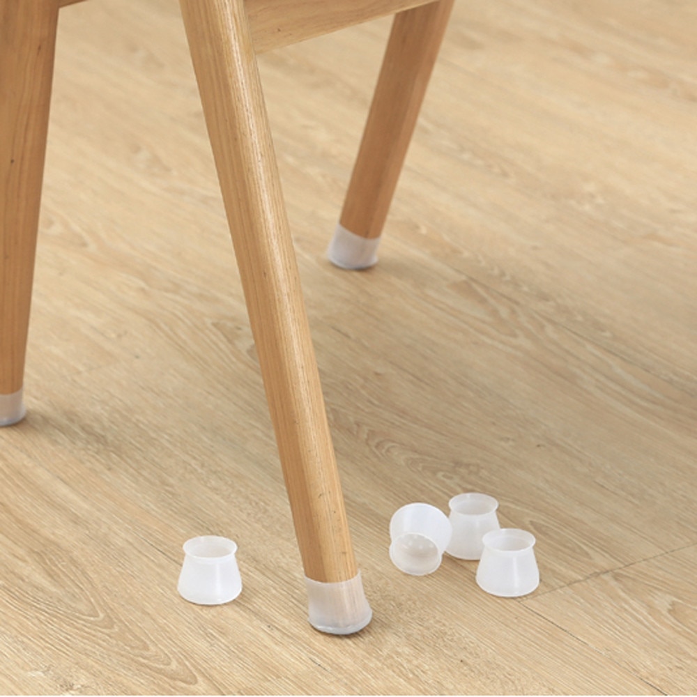 Chair Leg Silicone Caps Pad Furniture Table Feet Cover Floor Wood Protector Kit