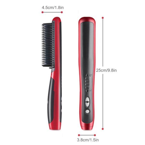 Beard Straightener Multifunctional Hair Beard Straightening Comb Quick Styler for Man escova de cabel Men Accessories 4