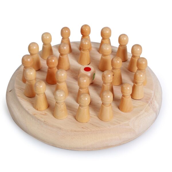 Dječja zabavna igra Drveni Memory Match Stick Chess Game Zabava Block Board Board Obrazovna kognitivna boja 2