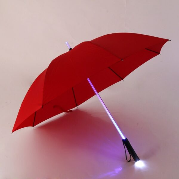 LED Light saber Light Up Umbrella Laser sword Light up Golf Umbrellas Changing On the Shaft 1