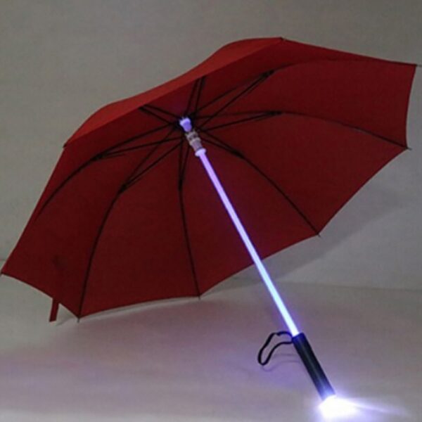 LED Light saber Light Up Umbrella Laser sword Light up Golf Umbrellas Changing On the Shaft 2