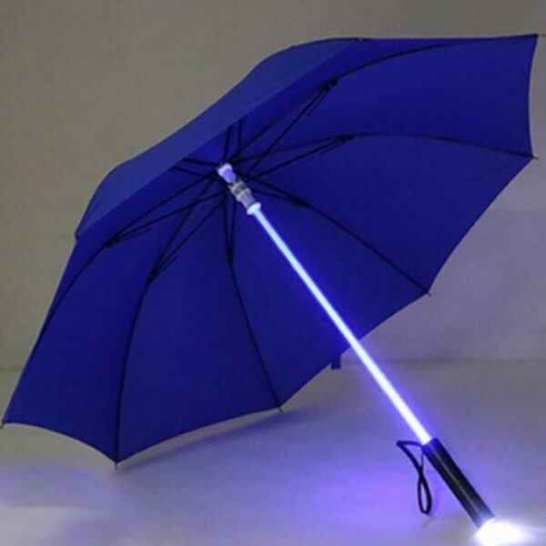 LED Light saber Light Up Umbrella Laser sword Light up Golf Umbrellas Changing On the Shaft