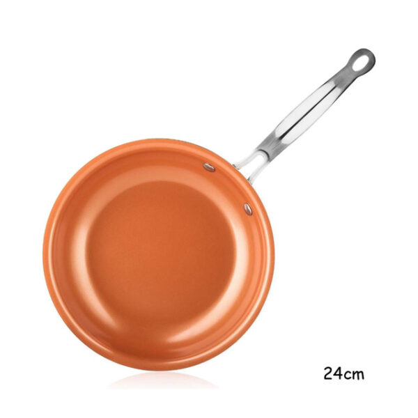 LMETJMA Copper Chef Frying Pan Induction Non Stick Ceramic Coated Fry Pan Aluminum Cooking Frying Pan 1.jpg 640x640 1