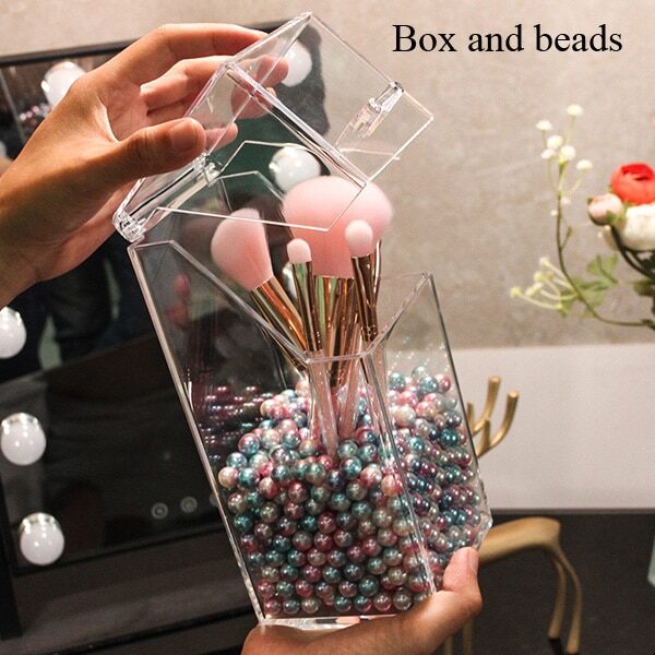 Multi style PS Acrylic Makeup Organizer Cosmetic Holder Makeup Tools Storage Pearls Box Brush Accessory Organizer 3.jpg 640x640 3