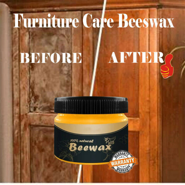 Organic Natural Pure Wax Wood Seasoning Beewax Complete Solution Furniture Care Beeswax Home Cleaning Polishing 2