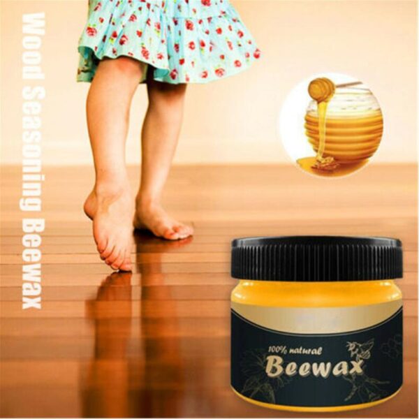 Organic Natural Pure Wax Wood Seasoning Beewax Complete Solution Furniture Care Beeswax Home Cleaning Polishing 4