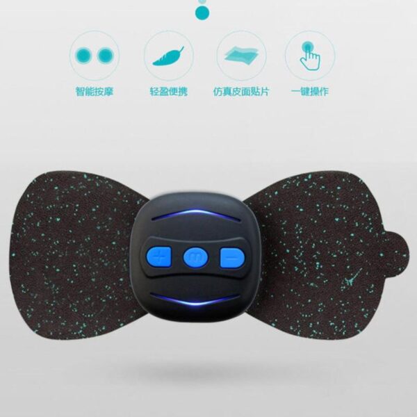 Portable Charging Massager Mini Massage Stickers Neck Stickers Cervical Vertebra Physiotherapy Instrumento 2
