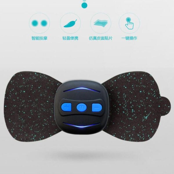 Portable Charging Massager Mini Massage Stickers Neck Stickers Cervical Vertebra Physiotherapy Instrument 2