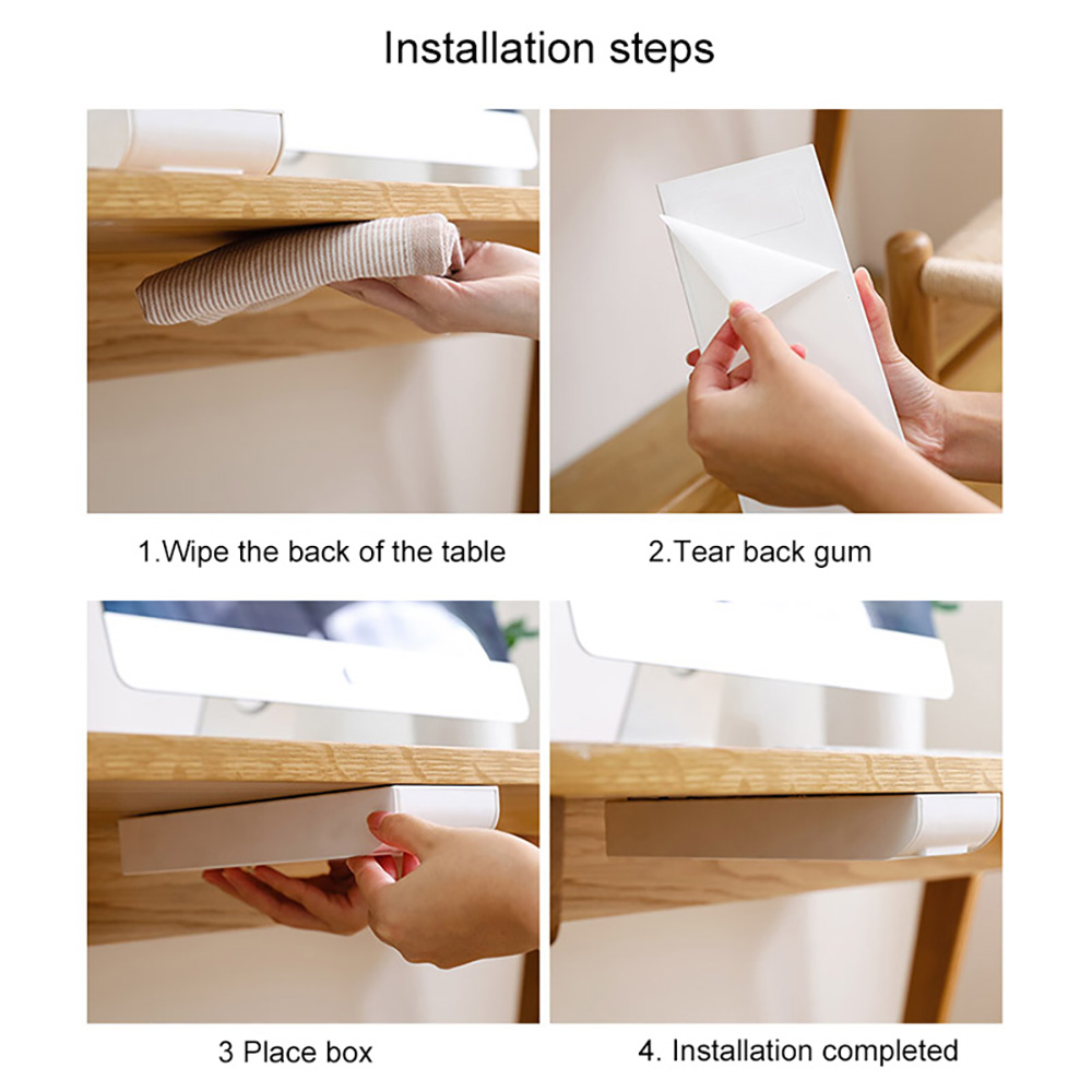 Self Adhesive Under Desk Drawer Not Sold In Stores