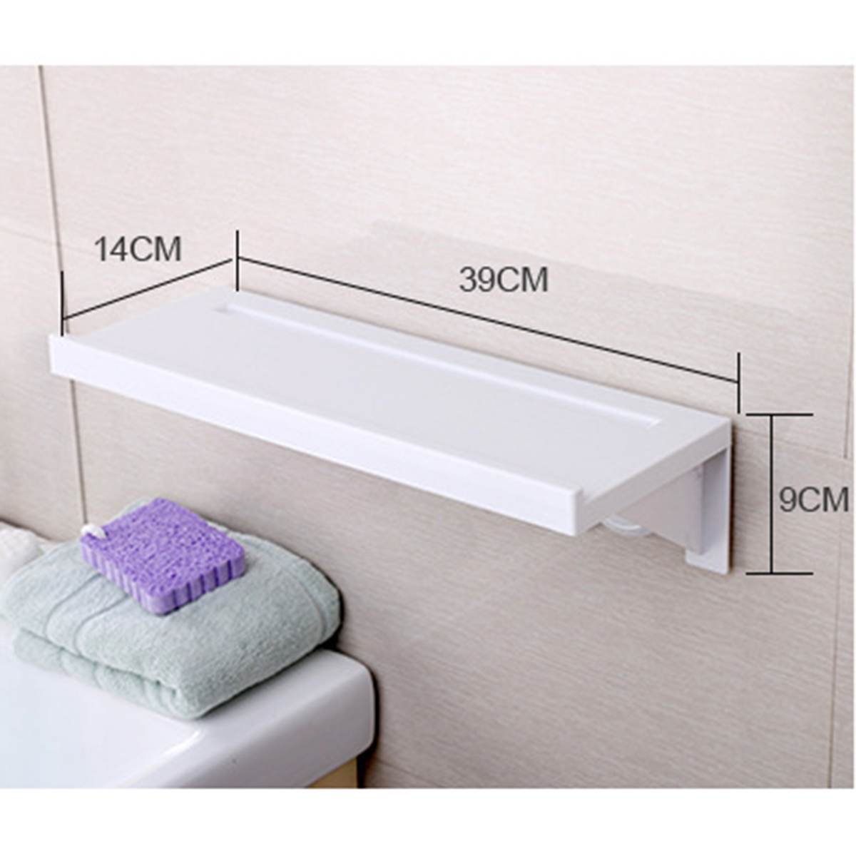 Suction Cup Bathroom Shelf - ApolloBox