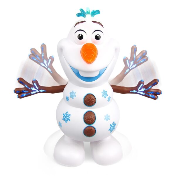 Snowman Olaf Electric Toys Dance Moves Light Music Cartoon Plastic Toy Boys And Girls Christmas Gifts 2