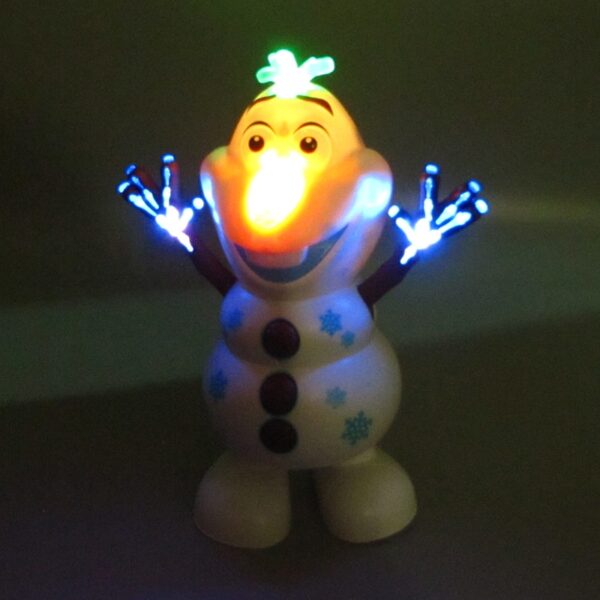 Snowman Olaf Electric Toys Dance Moves Light Music Cartoon Plastic Toy Boys And Girls Christmas Gifts 3