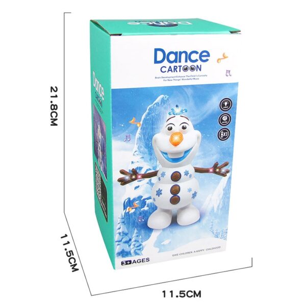 Snowman Olaf Electric Toys Dance Moves Light Music Cartoon Plastic Toy Boys And Girls Christmas Gifts 4