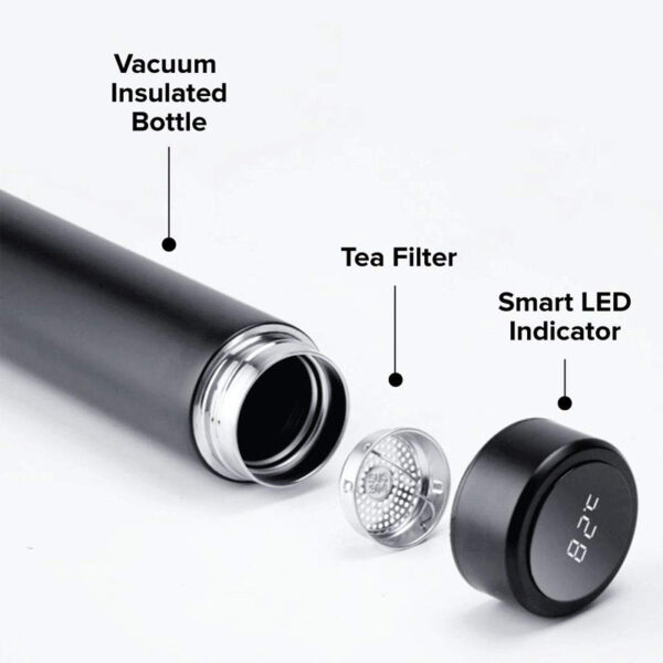 Thermos Bottle Temperature Display Smart Stainless Steel Vacuum Flasks Coffee Travel Mug Vacuum Tumbler Leak Proof 4