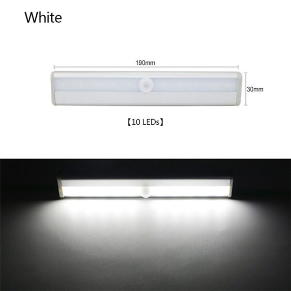 Wireless LED Under Cabinet Light PIR Motion Sensor Lamp 6 10 LEDs for Wardrobe Cupboard Closet 3.jpg 640x640 3