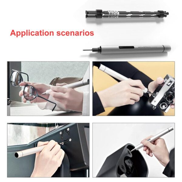 Wowstick 1P Mini Electric Screwdriver Kit Cordless Power Screw Driver For Phone Camera Precise Repair Tool 5