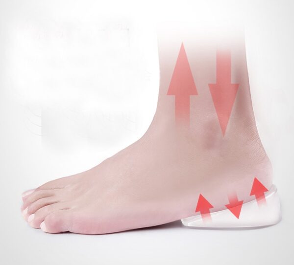 eTya silikonigeeliä korostava kenkätyyny miesten naisten jalkahoidon suojapohjalliset Elastinen tyynykaaren tuki 5