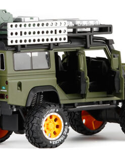 1 28 Diecasts Toy Vehicles Defender Camel Trophy Car Model Sound Light Car Toys For Children 3