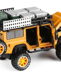 1 28 Diecasts Toy Vehicles Defender Camel Trophy Car Model Sound Light Car Toys For Children 4