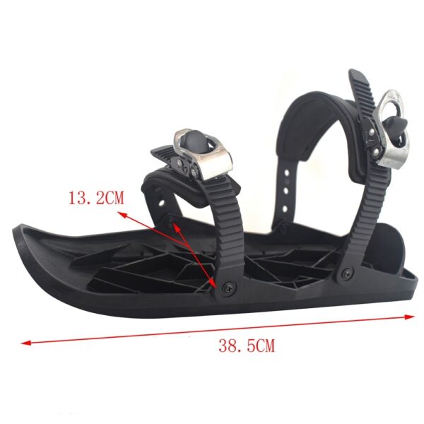 2019 New Mini Ski Skates for Snow The Short Skiboard Snowblades High Quality Adjustable Bindings Snowfeet 4