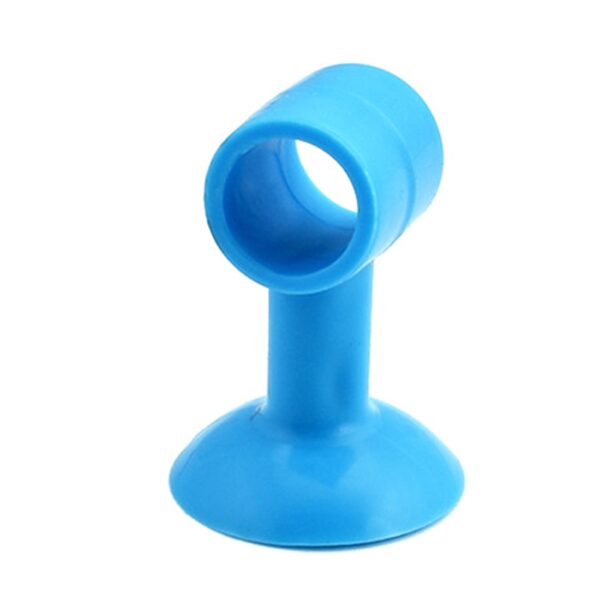 2Pcs Practical Door Handle Silicone Anticollision Sucker Home Door Protecting Pad Mute Silencer Suction Door Stops 5