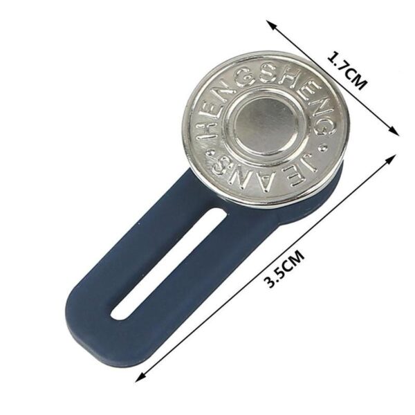 Adjustable Disassembly Retractable Jeans Waist Extension Button Metal Letter Buttons Free Sewing Buttons Jokers Increase Waist 5