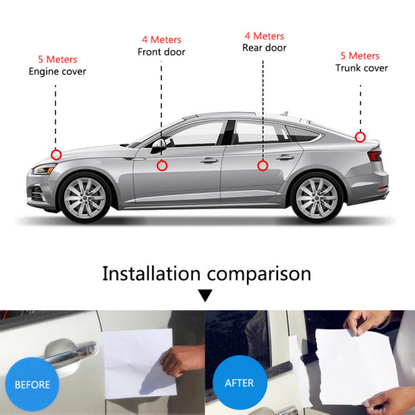 Car Sticker Car Door Seal Strips Shape B Weatherstrip Rubber Seals Sound Insulation Sealing Automobiles Interior 4