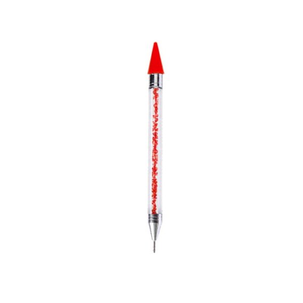עט ציפורניים עם ראש כפול ידית קריסטל עגילי ריינסטון פיק עפרון מניקור כלי ציפורן ציור יהלום 3.jpg 640x640 3