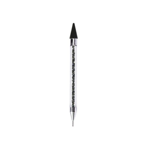עט ציפורניים עם ראש כפול ידית קריסטל עגילי ריינסטון פיק עפרון מניקור כלי ציפורן ציור יהלום 5.jpg 640x640 5