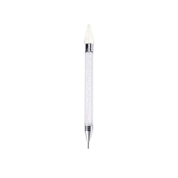 Double Head Nail Pen Crystal Beads Handle Rhinestone Earrings Pick Crayon Manicure Nail Tool Diamond
