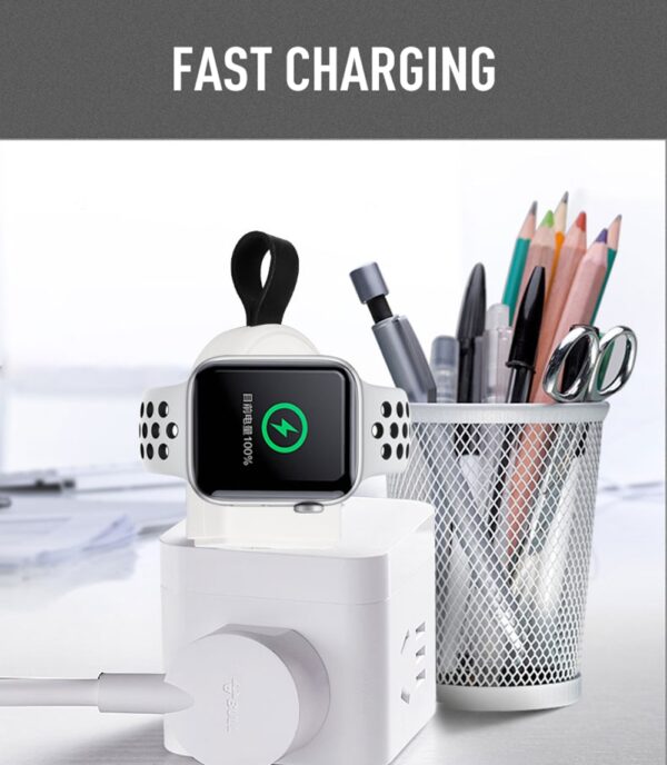 Fast Wireless Charger Portable Wireless Charger for I Watch Charging Dock Station USB Charger Cable for 2