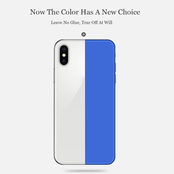 สำหรับ iPhone 5s 7 8 Plus X XS MAX สีทึบรูปลอกน้ำแข็งฟิล์มเต็มร่างกาย 2