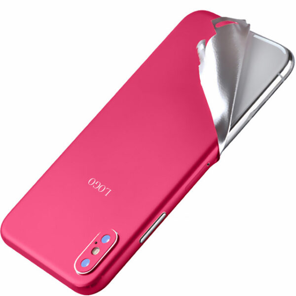 iPhone 5s 7 8 Plus X XS MAX-ისთვის მყარი ფერის დეკალის ყინულის ფირი სრული სხეული 2.jpg 640x640 2