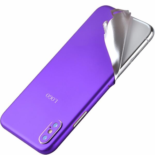 Для iPhone 5s 7 8 Plus X XS MAX Аднатонная плёнка з лёдам Поўны корпус 3.jpg 640x640 3