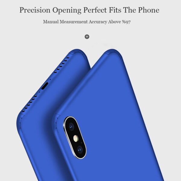 Для iPhone 5s 7 8 Plus X XS MAX Аднатонная плёнка з лёдам Поўнае цела 4