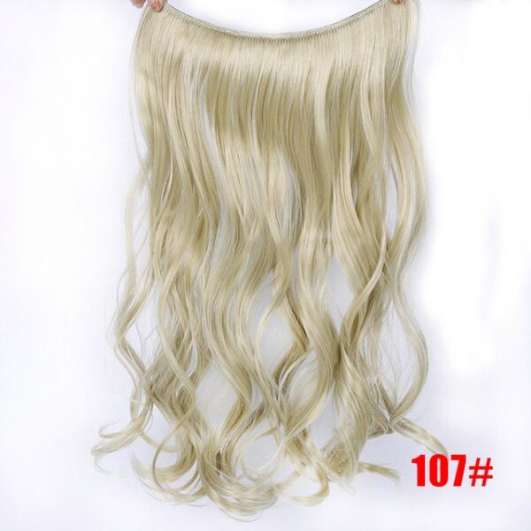 JINKAILI 24 Women Invisible Wire No Clips in Fish Line Hair Extensions Straight Wavy Long Heat 18.jpg 640x640 18