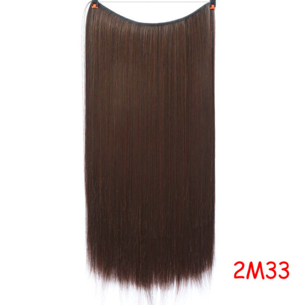 JINKAILI 24 Women Invisible Wire No Clips in Fish Line Hair Extensions Straight Wavy Long Heat 2.jpg 640x640 2