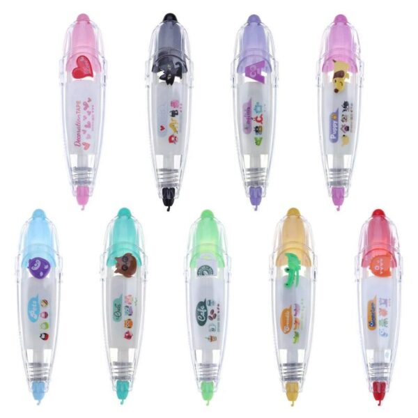 Kawaii Press Type Cute Stationery Tapes Decorative Pen Correction Tape Diary Scrapbooking Album Stationery Tools School 1