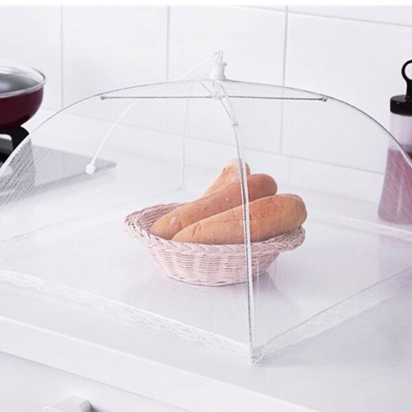 Kitchen Protector Folded Food Cover Mesh Net Umbrella Food Table Dish Cover Barbecue Picnic Kitchenware Kitchen 2