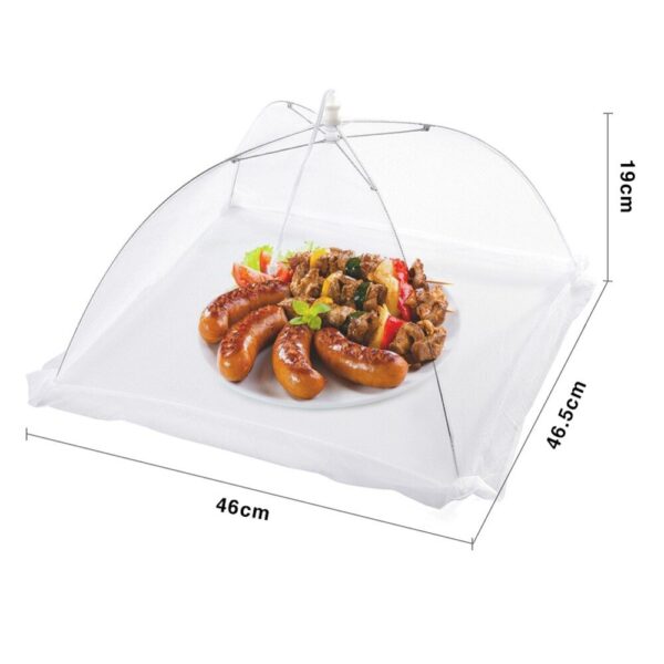 Kitchen Protector Folded Food Cover Mesh Net Umbrella Food Table Dish Cover Barbecue Picnic Kitchenware Kitchen 4
