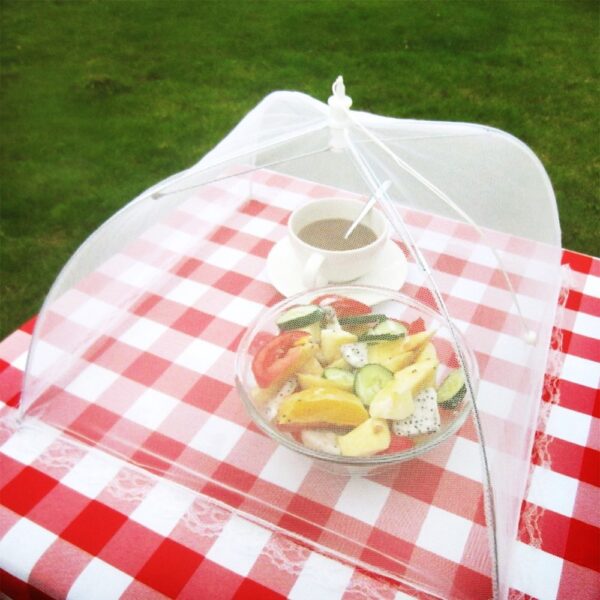 Kitchen Protector Folded Food Cover Mesh Net Umbrella Food Table Dish Cover Barbecue Picnic Kitchenware Kitchen