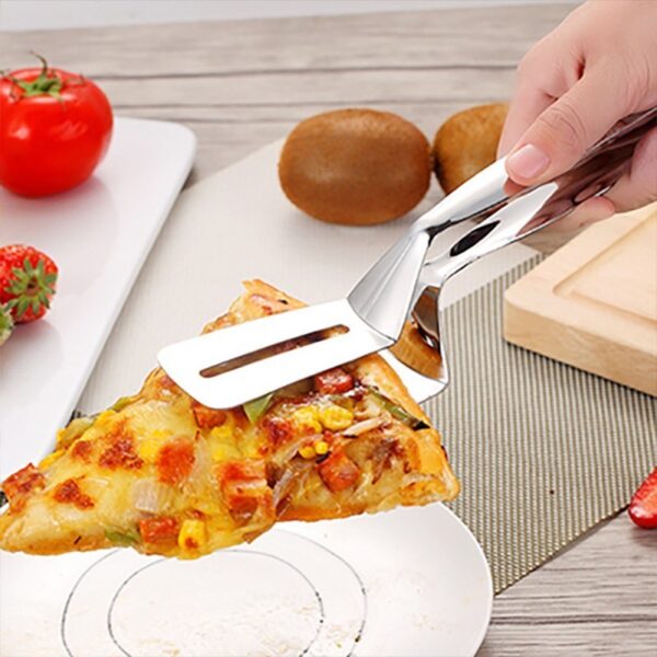 Kitchen accessories Stainless Fried Steak Shovel Barbecue Tongs Fish Shovel BBQ Clamp utensils Bread meat clip 1