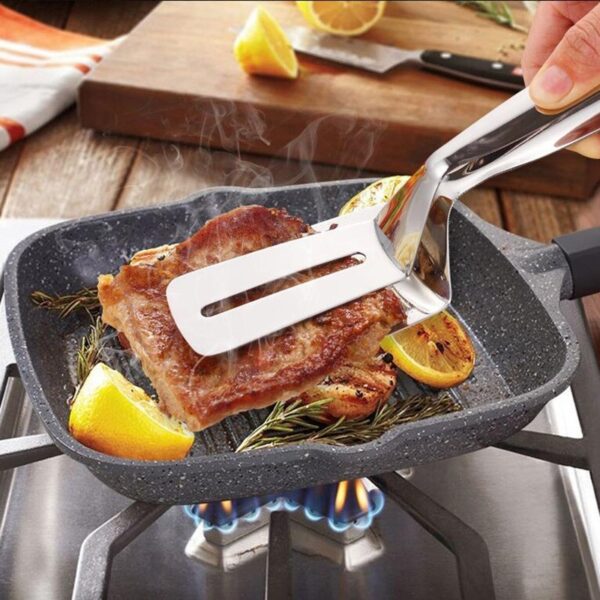 Kitchen accessories Stainless Fried Steak Shovel Barbecue Tongs Fish Shovel BBQ Clamp utensils Bread meat clip