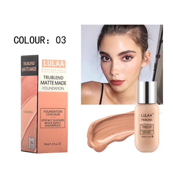 LULAA Makeup Foundation Liquid Երկարակյաց Full Coverage Դեմքի Քողարկիչ Base Matte Cushion Foundation Cosmetic BB 2.jpg 640x640 2