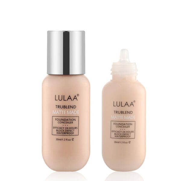 LULAA Makeup Foundation Liquid Long lasting Full Coverage Face Concealer Base Matte Cushion Foundation Cosmetic BB 5