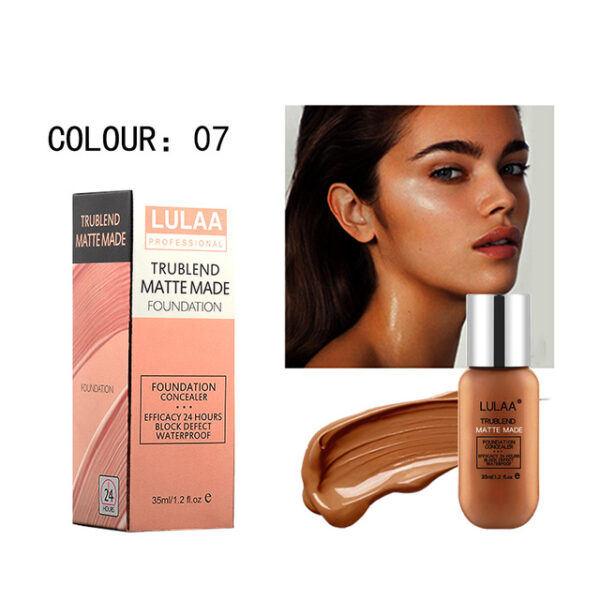 LULAA Makeup Foundation Liquid Երկարակյաց Full Coverage Դեմքի Քողարկիչ Base Matte Cushion Foundation Cosmetic BB 6.jpg 640x640 6