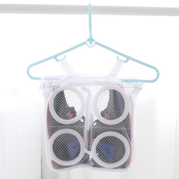 Laundry Bag Shoes Organizer Bag for shoe Mesh Laundry Shoes Bags Dry Shoe Home Organizer Portable 2