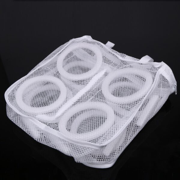 Laundry Bag Shoes Organizer Bag for shoe Mesh Laundry Shoes Bags Dry Shoe Home Organizer Portable 3