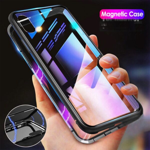 Metal Magnetic Adsorption Case For iphone 11 XR 7 8 Plus X XS Pro Max 6