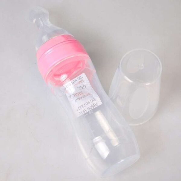 Newborn Baby Bottle Leak proof Food Dispensing Spoon 120ml Juice Cereal Feeding Bottle Spoon Food Supplement 3.jpg 640x640 3